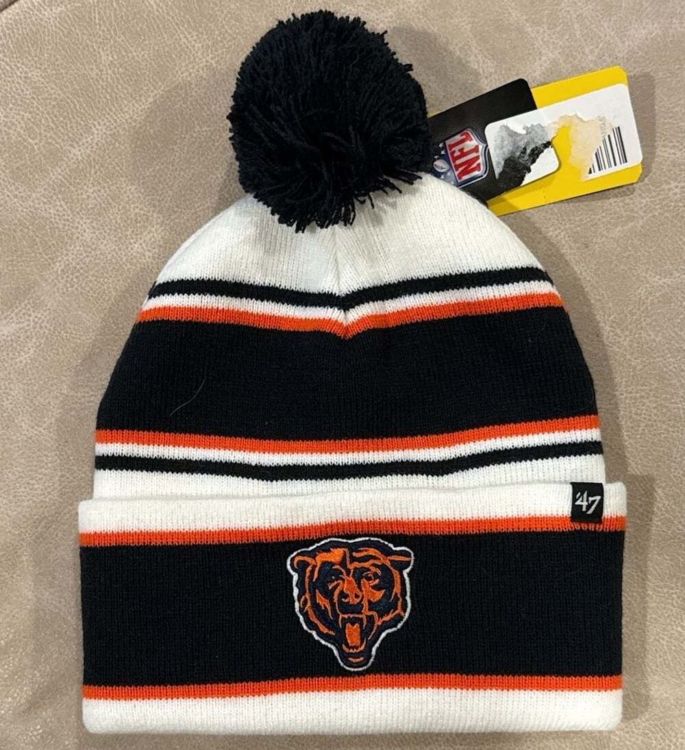 47 Youth Chicago Bears Stripling Cuff Knit Cap